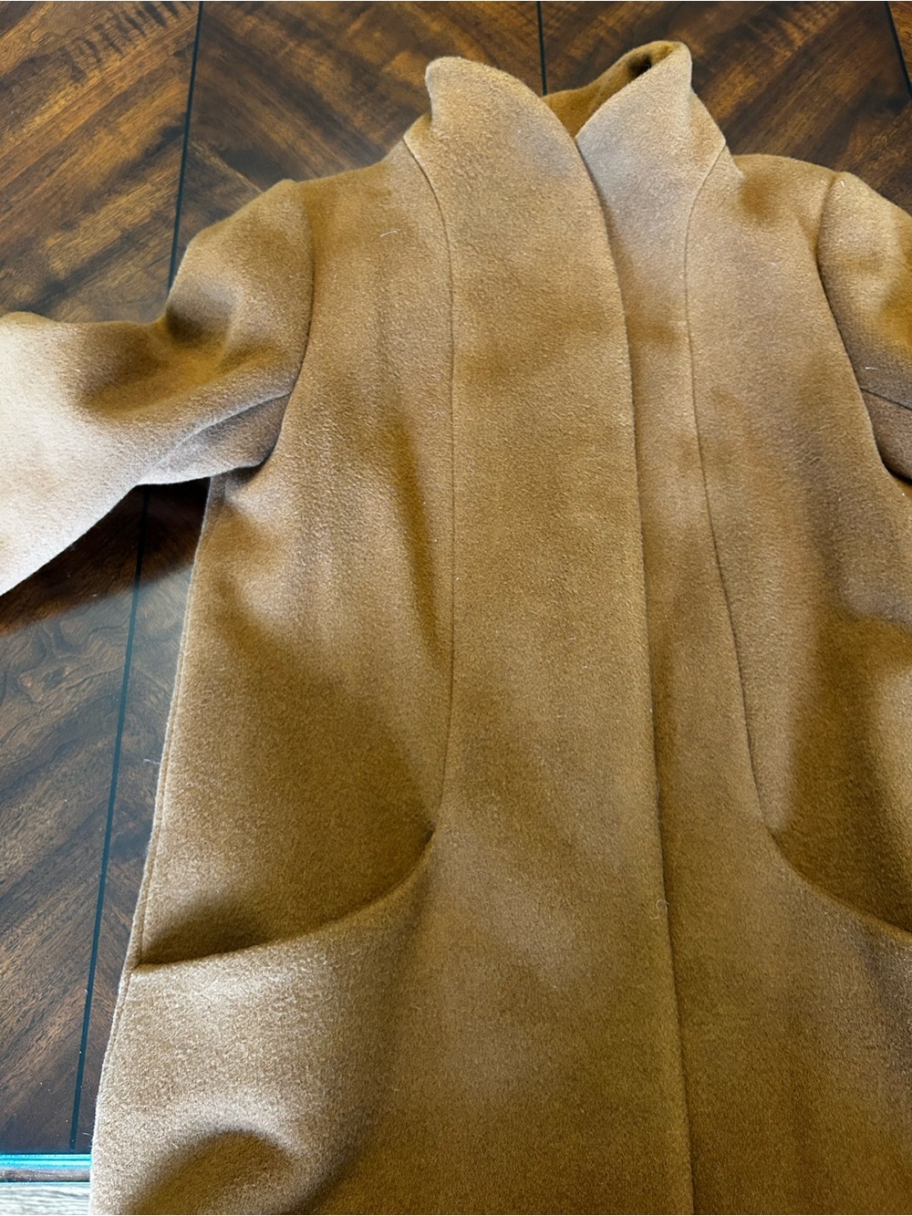 Aritzia Wilfred Cigar Cashmere Wool-Blend Long Coat - Picture 8 of 8